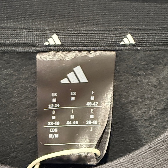 Adidas Women's Black Crewneck Sweatshirt with Logo - Picture 3 of 6